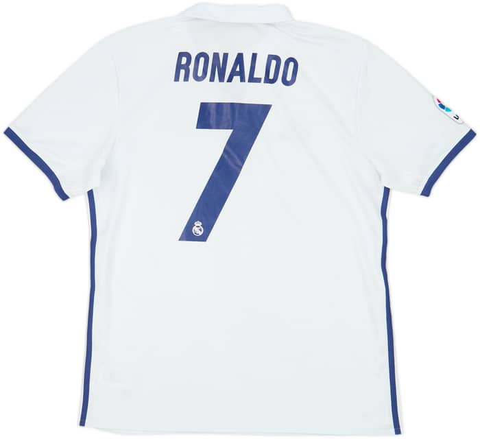 2016-17 Real Madrid Home Shirt Ronaldo #7 - 6/10 - (L)