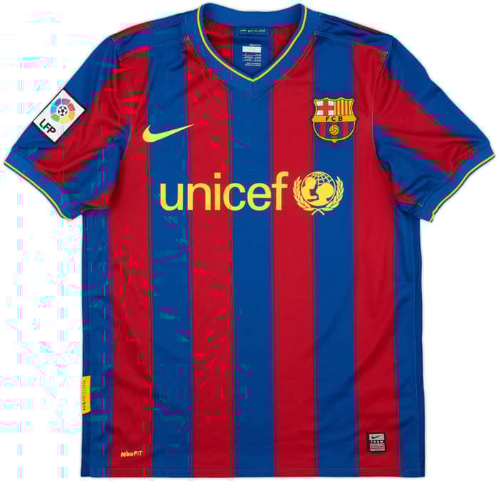 2009-10 Barcelona Home Shirt Ibrahimovic #9 - 10/10 - (S)