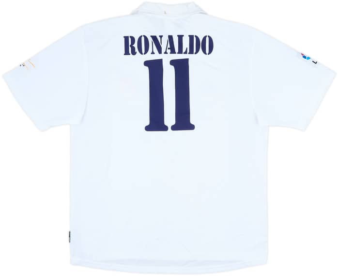 2002-03 Real Madrid Centenary Home Shirt Ronaldo #11 - 5/10 - (XL)