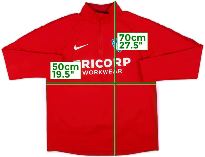 2019-20 VFL Bochum Nike 1/4 Zip Training Top - 8/10 - (M)