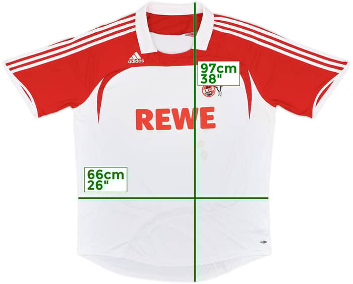 2007-08 FC Koln Home Shirt Volli - 5/10 - (3XL)