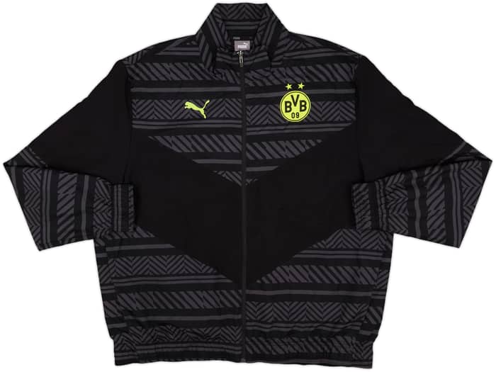 2021-22 Borussia Dortmund Puma Track Jacket - 8/10 - (XXL)