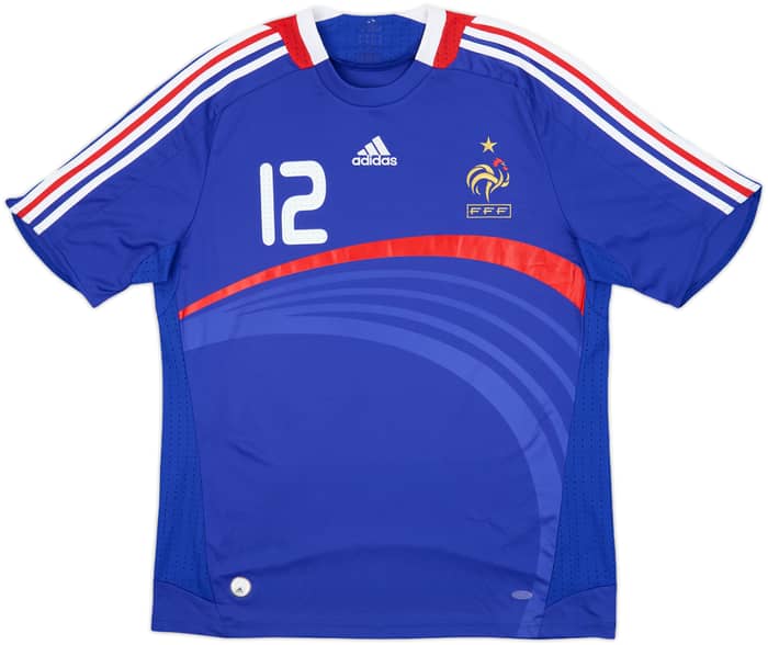 2008-09 France Home Shirt Henry #12 - 8/10 - (L)