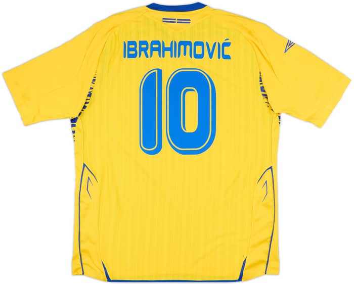 2005-06 Sweden Home Shirt Ibrahimovic #10 - 9/10 - (XL)