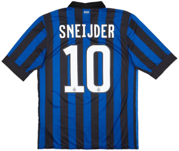 2011-12 Inter Milan Home Shirt Sneijder #10 - 6/10 - (M)