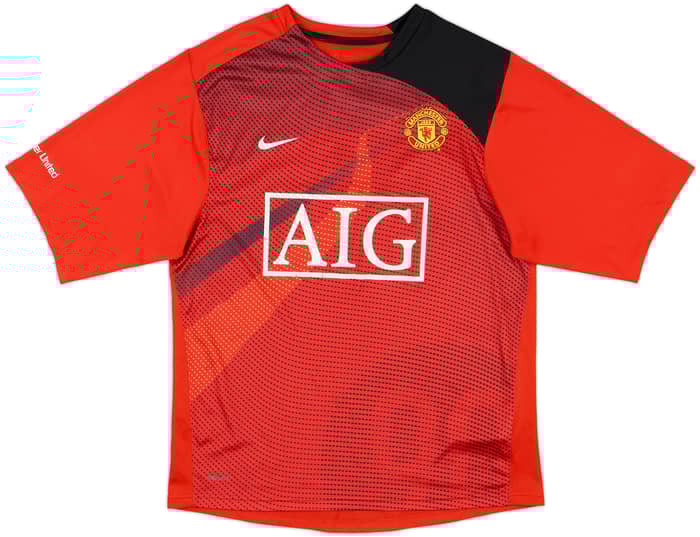 2008-09 Manchester United Nike Training Shirt - 7/10 - (S)