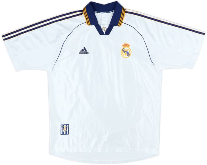 1998-00 Real Madrid Home Shirt J.M.Guti #14 - 9/10 - (L)