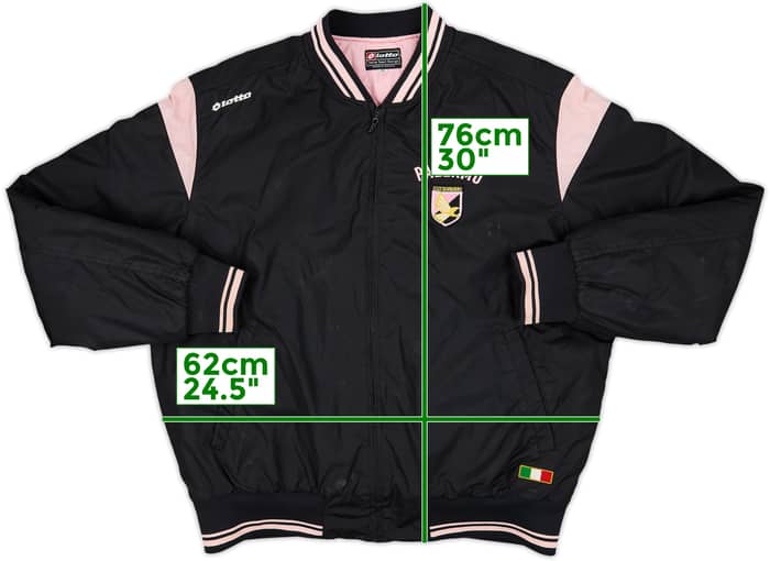 2005-06 Palermo Lotto Quilted Bomber Jacket - 8/10 - (XL)