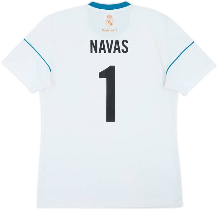 2018-19 Real Madrid adidas Training Shirt Navas #1 - 5/10 - (M)