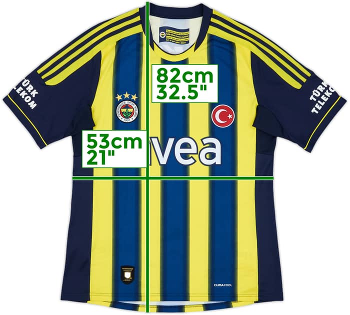 2011-12 Fenerbahce Home Shirt - 8/10 - (L)