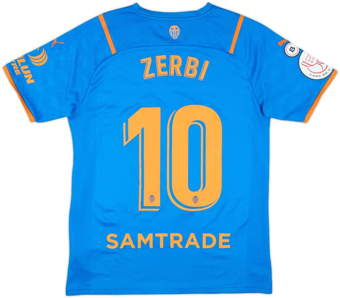 2021-22 Valencia Copa del Rey Third Shirt Zerbi #10 - 8/10 - (M)