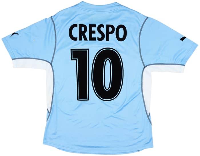 2001-02 Lazio Home Shirt Crespo #10 - 7/10 - (M)