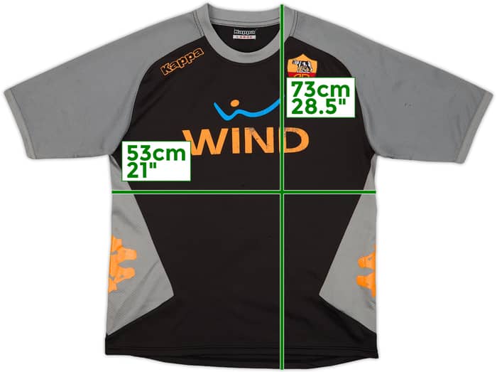 2011-12 Roma Kappa Training Shirt - 5/10 - (L)