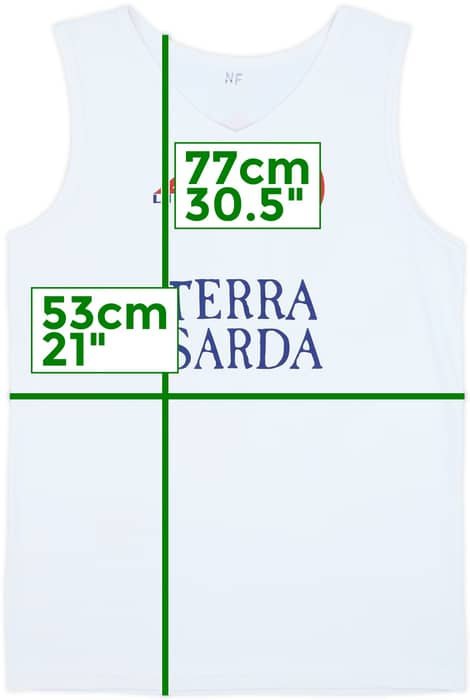2002-03 Cagliari A-Line Training Vest - 7/10 - (XXL)