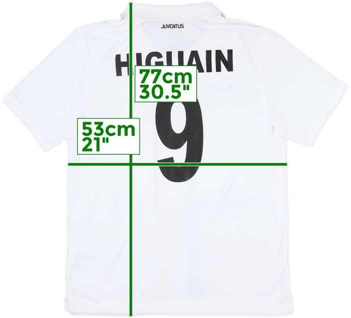 2010-12 Juventus Away Shirt Higuain #9 - 5/10 - (L)