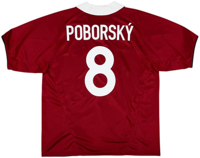 2003-04 Sparta Prague Home Shirt Poborsky #8 - 8/10 - (L)