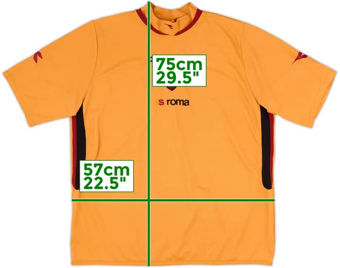 2004-05 Roma Diadora Training Shirt - 10/10 - (XXL)