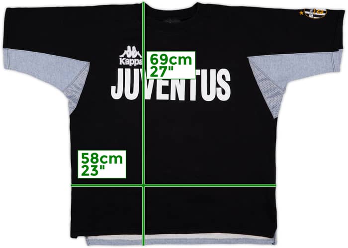 1994-95 Juventus Kappa Sweat S/S Top - 8/10 - (L)