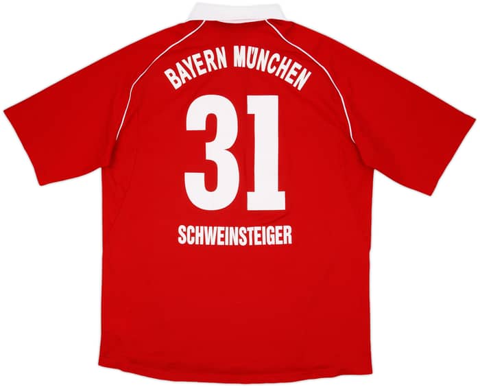 2005-06 Bayern Munich Home Shirt Schweinsteiger #31 - 7/10 - (XL)