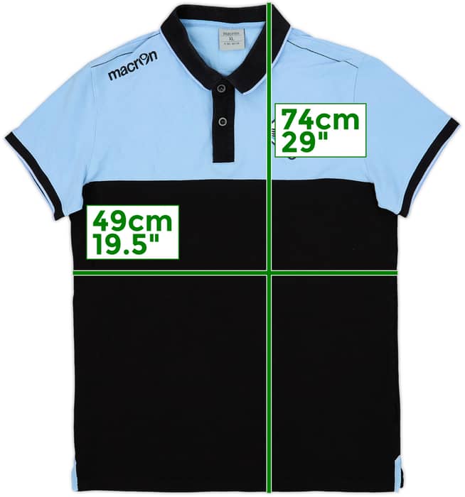 2014-15 Lazio Macron Polo Shirt - 9/10 - (XL)