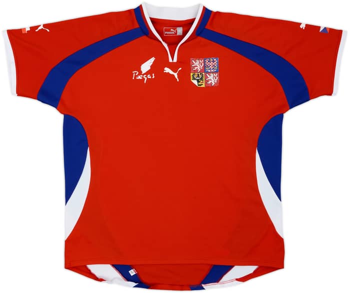 2000-02 República Checa Básico Local Camiseta - 5/10 - (XL)