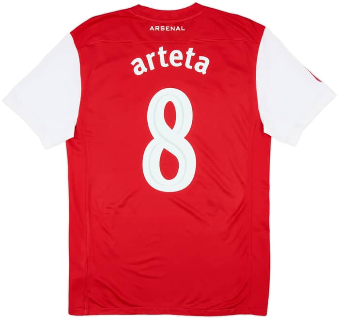 2011-12 Arsenal Home Shirt Arteta #8 - 8/10 - (M)
