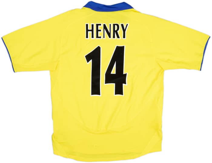 2003-05 Arsenal Away Shirt Henry #14 - 9/10 - (L)
