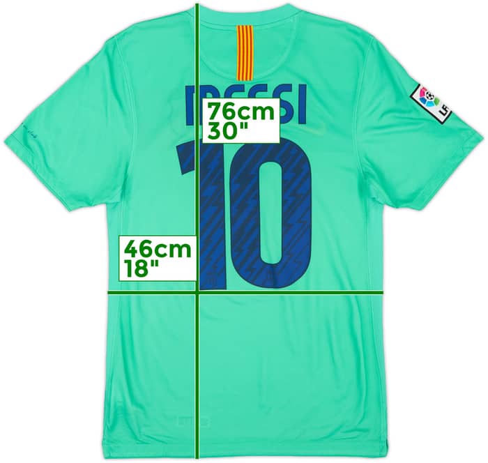 2010-11 Barcelona Away Shirt Messi #10 - 8/10 - (S)