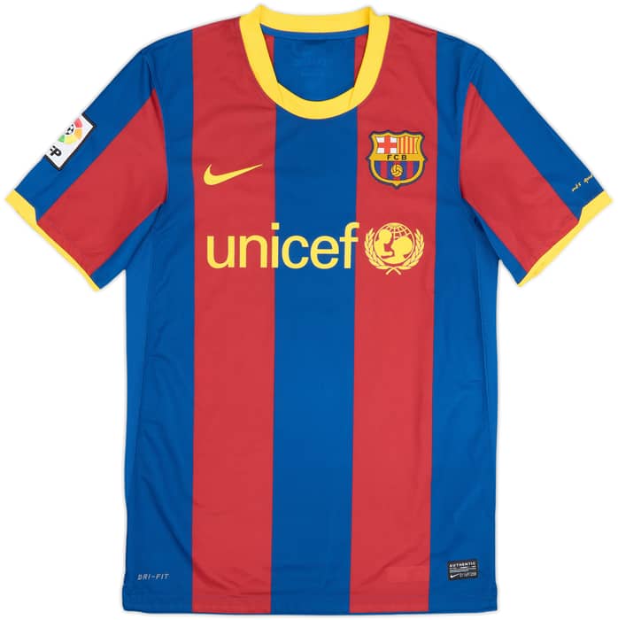 2010-11 Barcelona Home Shirt Messi #10 - 8/10 - (S)