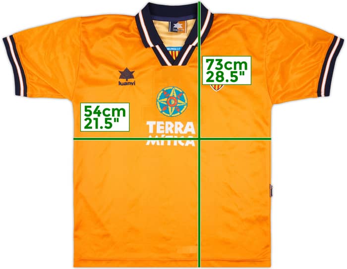 1998-99 Valencia Match Issue Away Shirt #4