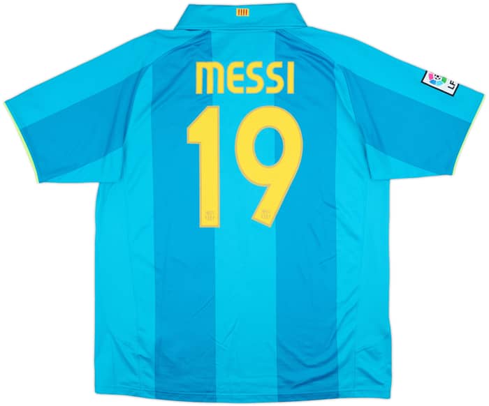 2007-09 Barcelona Away Shirt Messi #19 - 9/10 - (XL)