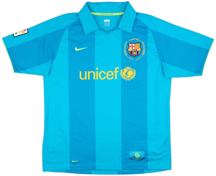 2007-09 Barcelona Away Shirt Messi #19 - 9/10 - (XL)