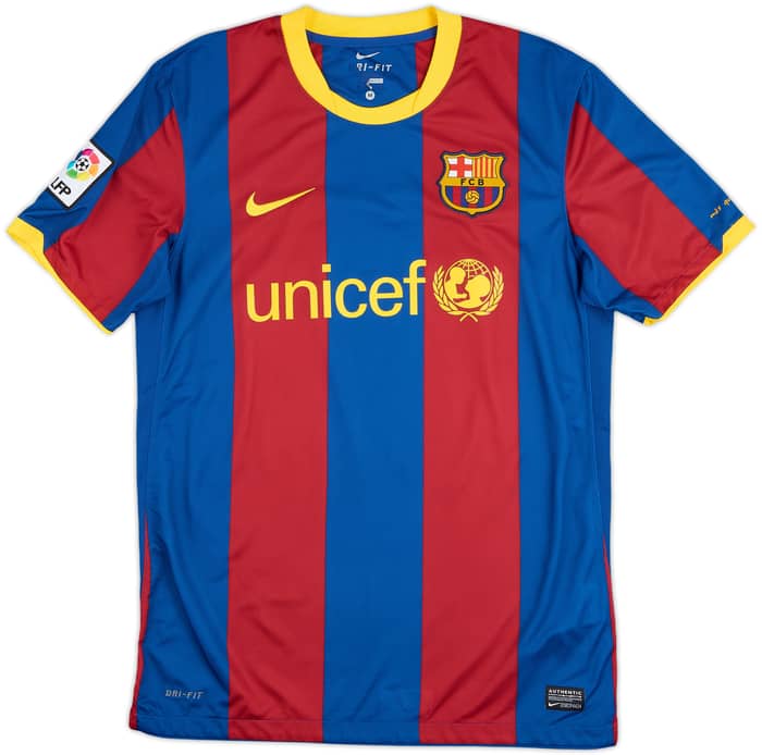 2010-11 Barcelona Home Shirt Messi #10 - 8/10 - (M)