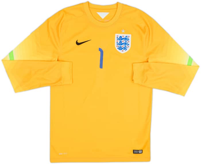 2014-15 England GK Shirt Hart #1 - 5/10 - (S)
