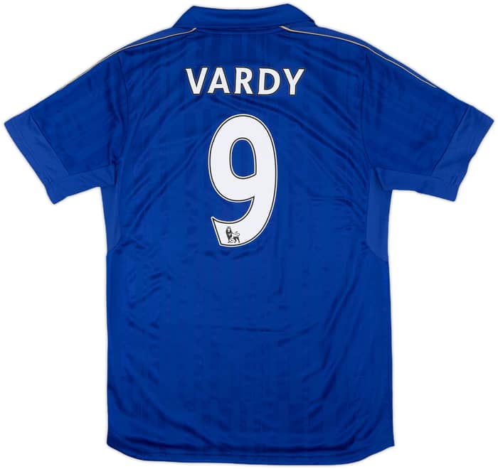 2016-17 Leicester Home Shirt Vardy #9 - 7/10 - (M)