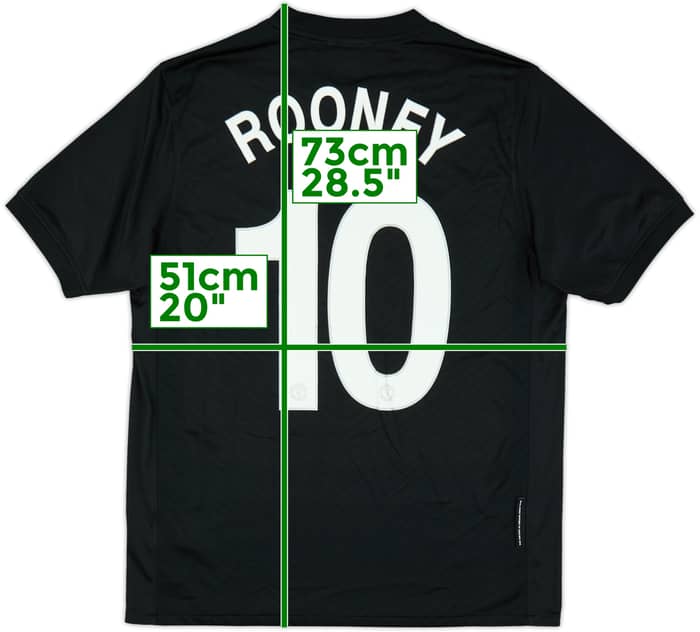 2009-10 Manchester United Away Shirt Rooney #10 - 7/10 - (M)