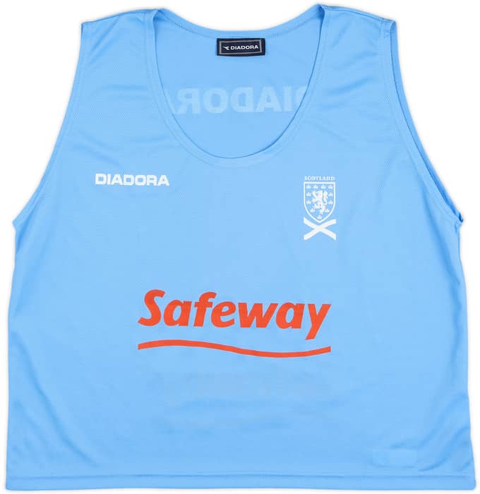 2003-05 Scotland Player Issue Diadora Training Bib - 8/10 - (XL)