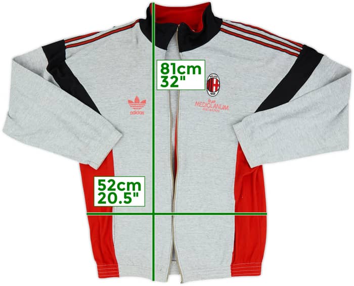 1990-92 AC Milan adidas Track Jacket - 3/10 - (L)