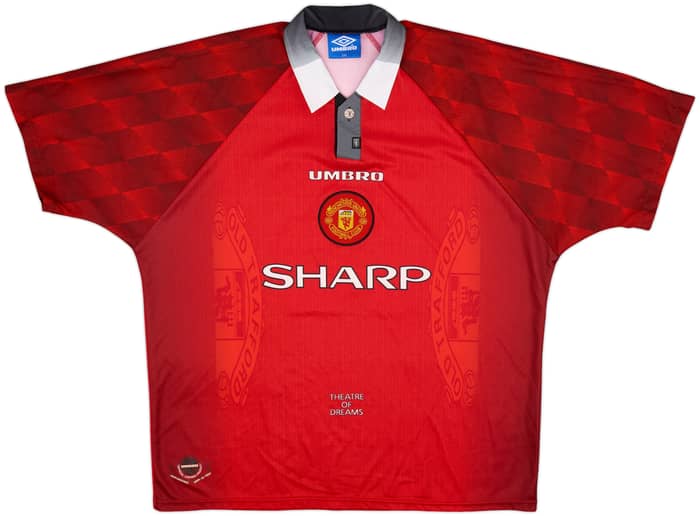 1996-98 Manchester United Home Shirt Keane #16 - 9/10 - (XXL)