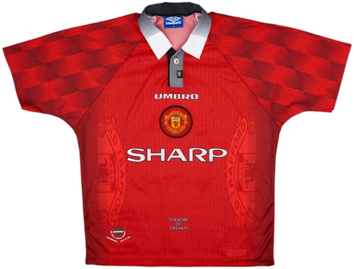 1996-98 Manchester United Home Shirt Keane #16 - 9/10 - (M)