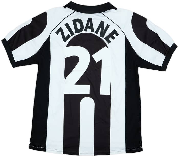 1997-98 Juventus Centenary Home Shirt Zidane #21 - 7/10 - (L)