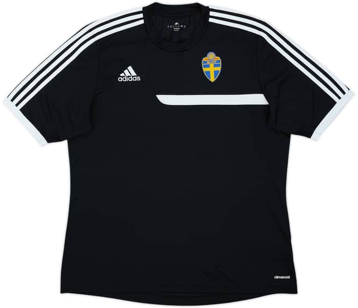 Camiseta de entrenamiento de Suecia adidas 2012-13 - 8/10 - (XL)