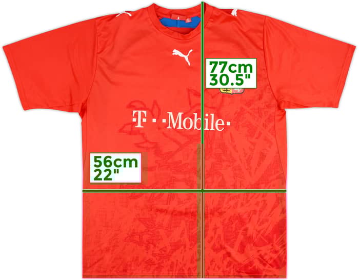 2006-08 Czech Republic Basic Home Shirt #2 - 5/10 - (XL)