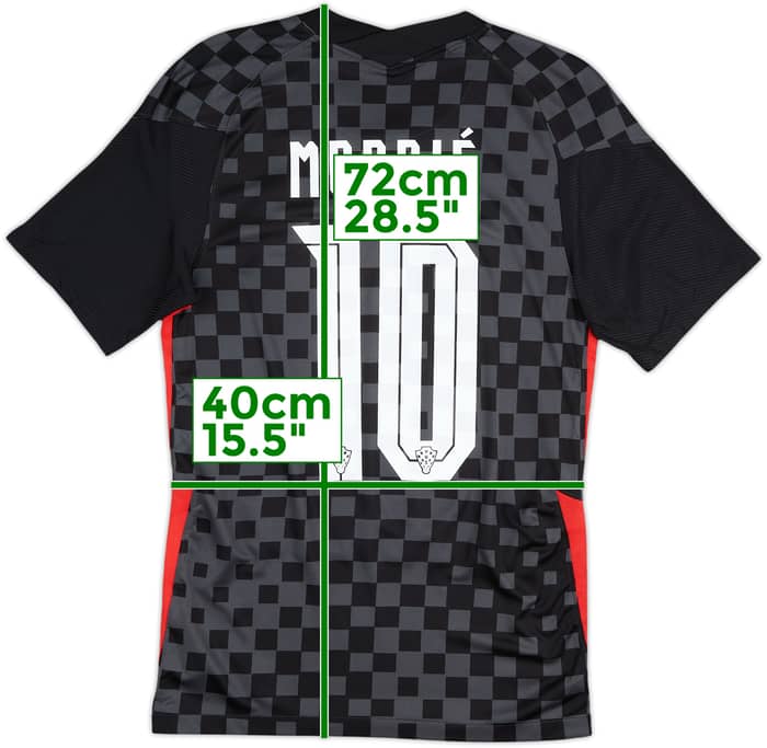 2020-21 Croatia Away Shirt Modric #10 - 7/10 - (XS)