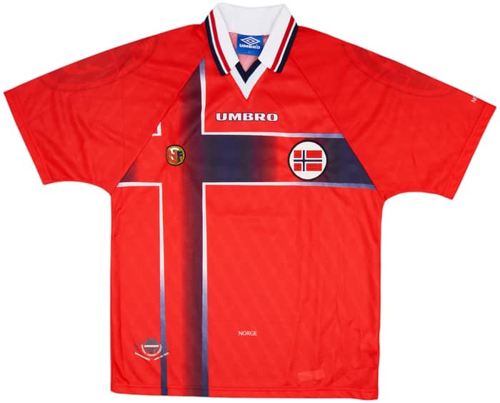 1997-98 Norway Home Shirt & Shorts - 8/10 - (L)