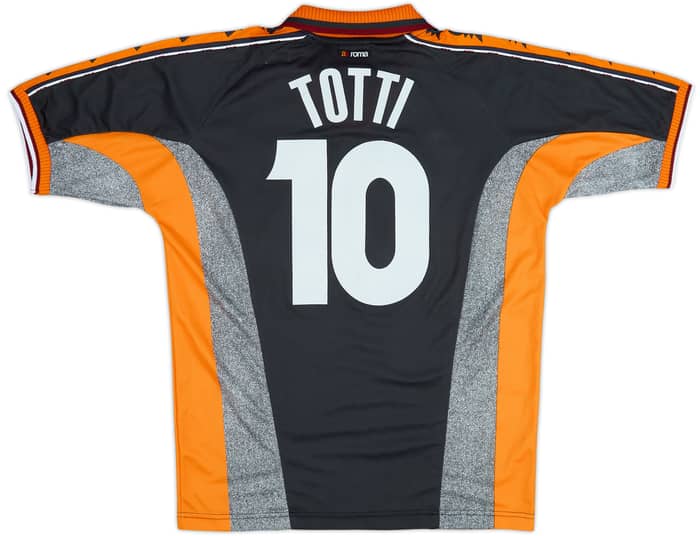 1998-99 Roma Third Shirt Totti #10 - 8/10 - (XL)