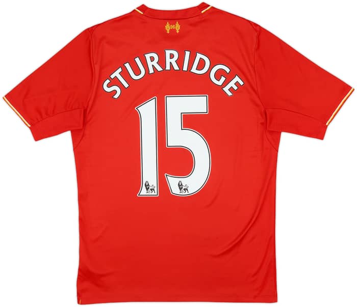 2015-16 Liverpool Home Shirt Sturridge #15 - 6/10 - (XL.Boys)