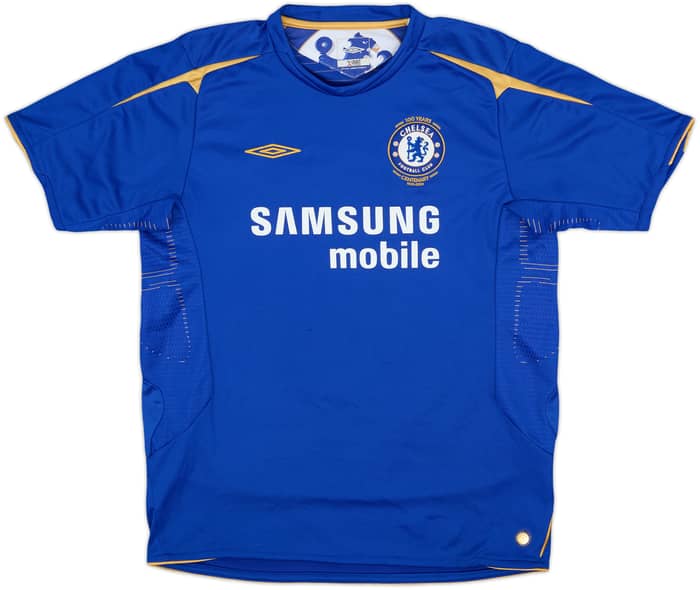 2005-06 Chelsea Centenary Home Shirt Lampard #8 - 8/10 - (XL.Boys)