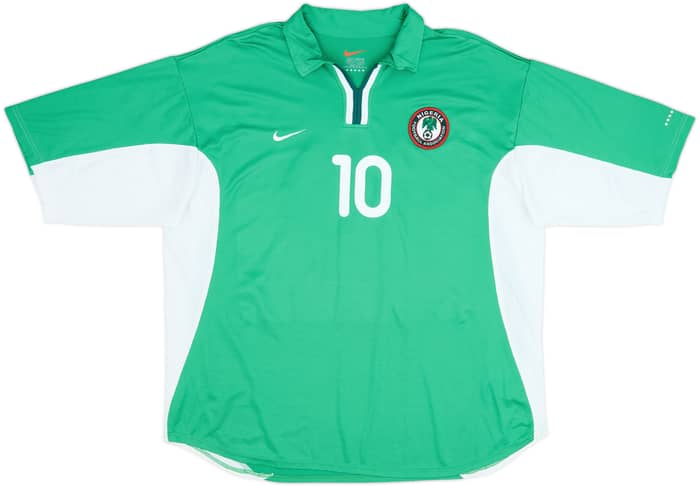 2000-01 Nigeria Home Shirt Okocha #10 - 8/10 - (XL)
