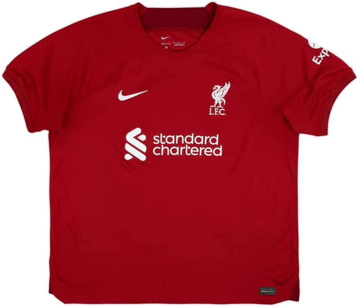 2022-23 Liverpool Home Shirt M.Salah #11 - 9/10 - (XL)
